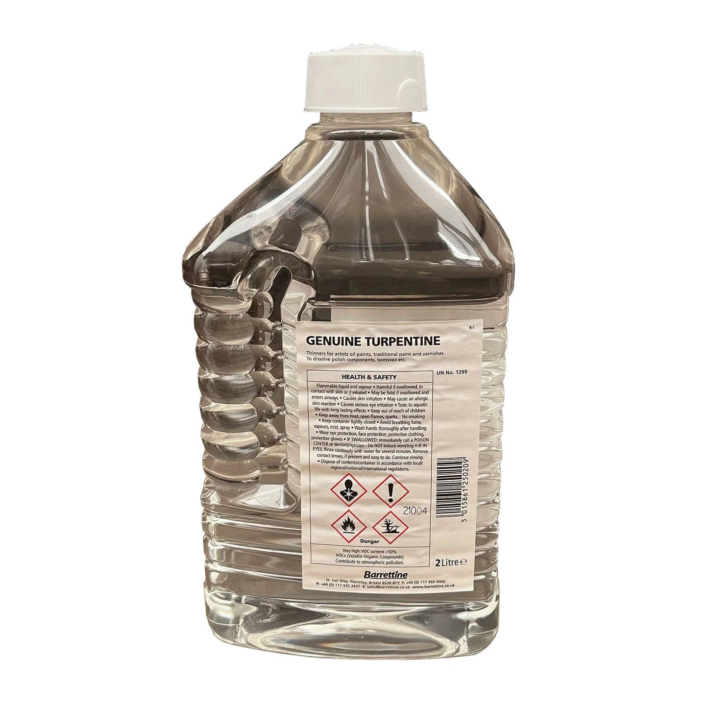 Genuine Turpentine 2 L – Thinner & Brush Cleaner | 4Boats