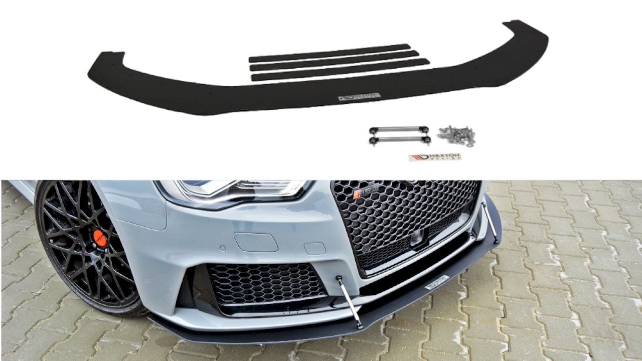 Maxton Design - FRONT RACING SPLITTER AUDI RS3 8VA SPORTBACK PRE-FACELIFT