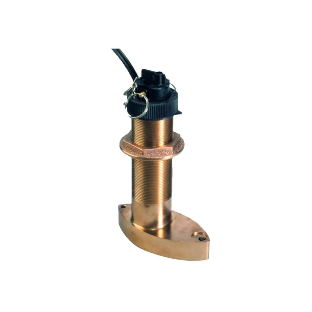 Raymarine B744VL Long Stem DST Thru-Hull Transducer Bronze 600W No Fairing A26044