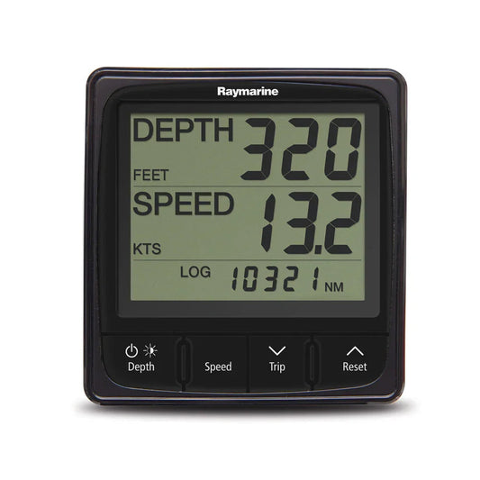 Raymarine i50 Tridata Display Digital E70060 Speed Depth Temp Marine Instrument