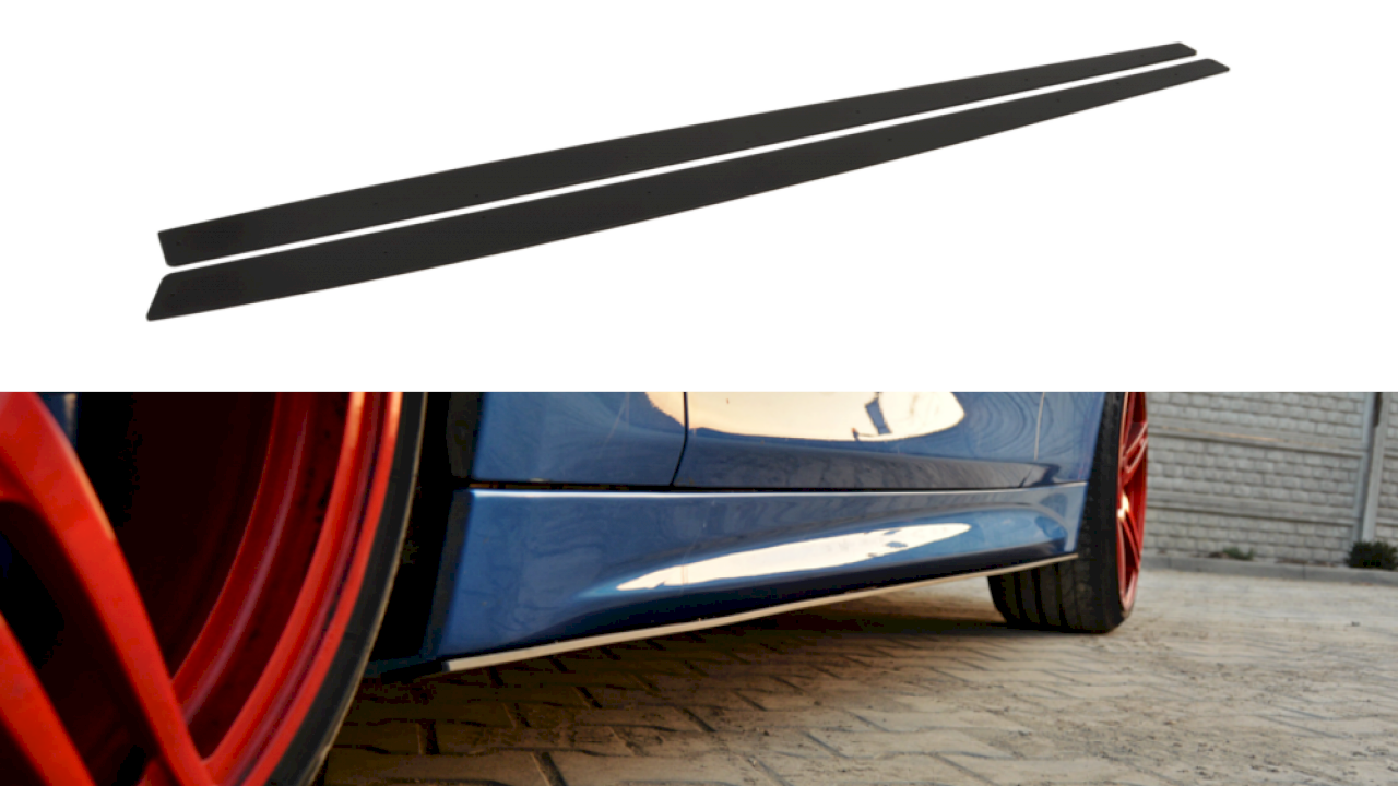 Maxton Design - RACING SIDE SKIRTS SPLITTERS BMW 4 F32 M-SPORT (2013-2016)