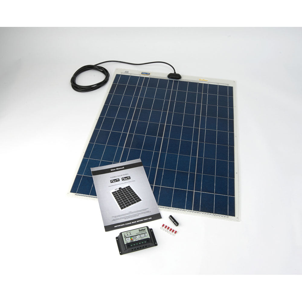 Solar Technology 80W Flexi Solar Panel Kit & 10Ah Charge Controller ...