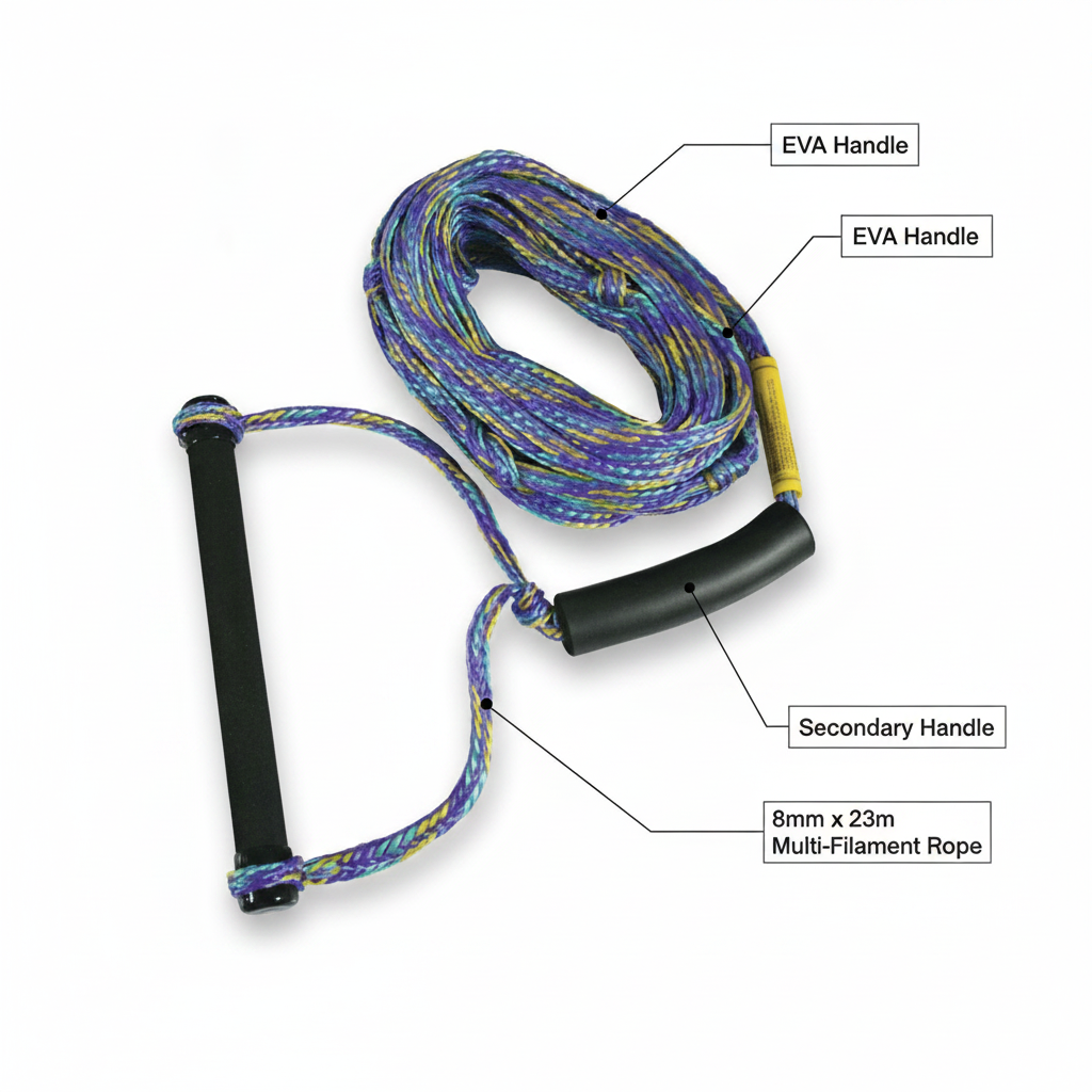 Water Action Ski Rope 8mm x 23m (5/16 in) | 4Boats
