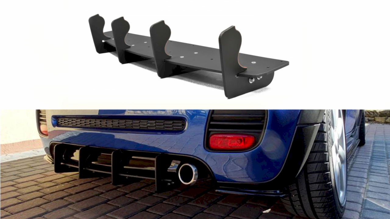 Maxton Design - REAR DIFFUSER MINI COOPER R56 JCW (2006-2010)
