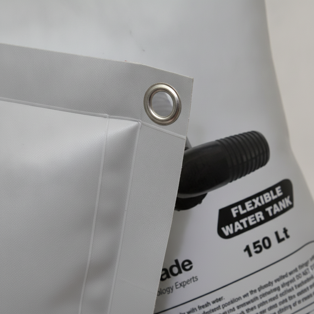 Nuova Rade Flexible Water Tank 150L Grey 74x150cm Marine RV Potable Water Bladder