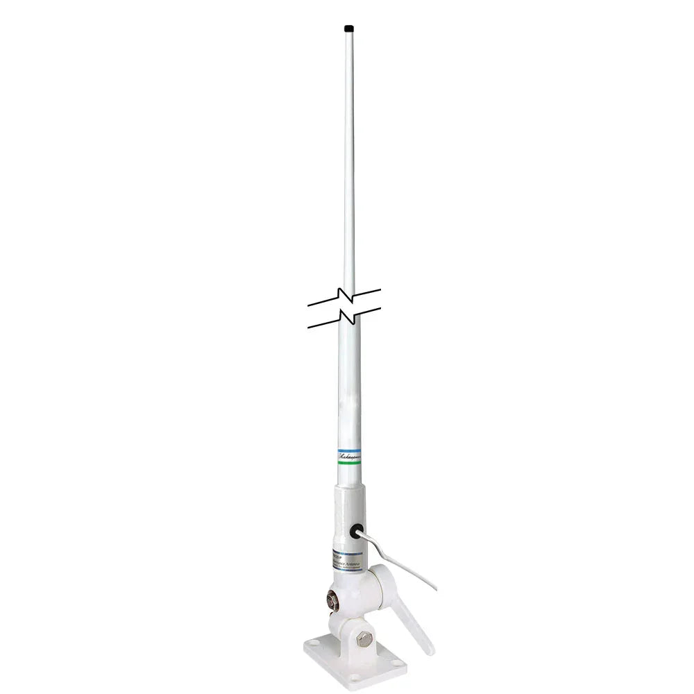 Shakespeare 427-N 3dB VHF Antenna & 4186 Nylon Rachet Mount - 1.5m