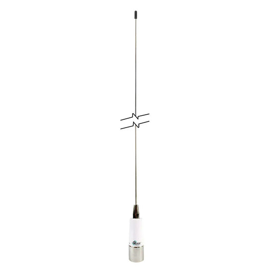 Shakespeare Chrome QuickConnect S-Steel 3dB VHF Whip Antenna - 0.9m