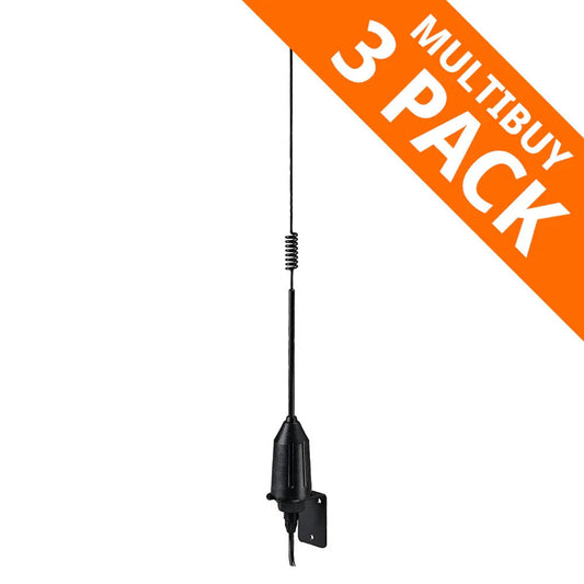 Shakespeare Rib Raider 0.5m VHF Antenna 3-Pack Stainless Steel Unity Gain YRR-3PK