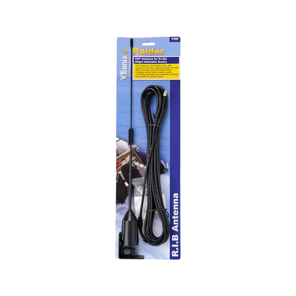Shakespeare Rib Raider 0.5m VHF Antenna Unity Gain Stainless Steel RIB YRR