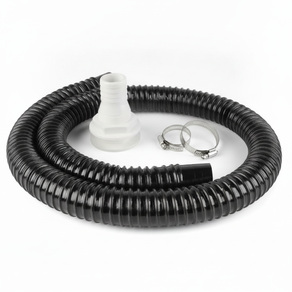 SEAFLO BPK150001 Bilge Pump Plumbing Kit 1-1/2" 40mm Hose Thru-Hull Clamps