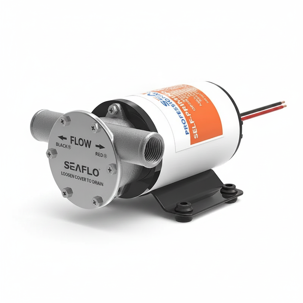 12V 30GPM Ballast Pump SP111300902 Reversible High Flow Boat Water System