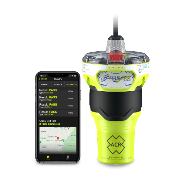 ACR GlobalFix V6 Cat 1 EPIRB - RLS, NFC & Auto Deploy | 4Boats