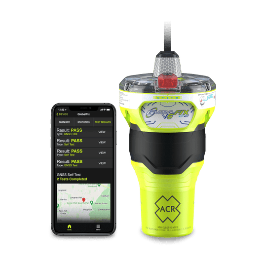 ACR GlobalFix V6 Cat 1 EPIRB - RLS, NFC & Auto Deploy | 4Boats
