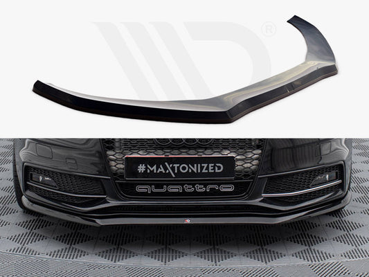 Maxton Design - FRONT SPLITTER V.1 AUDI S4 / A4 S-LINE B8 FL