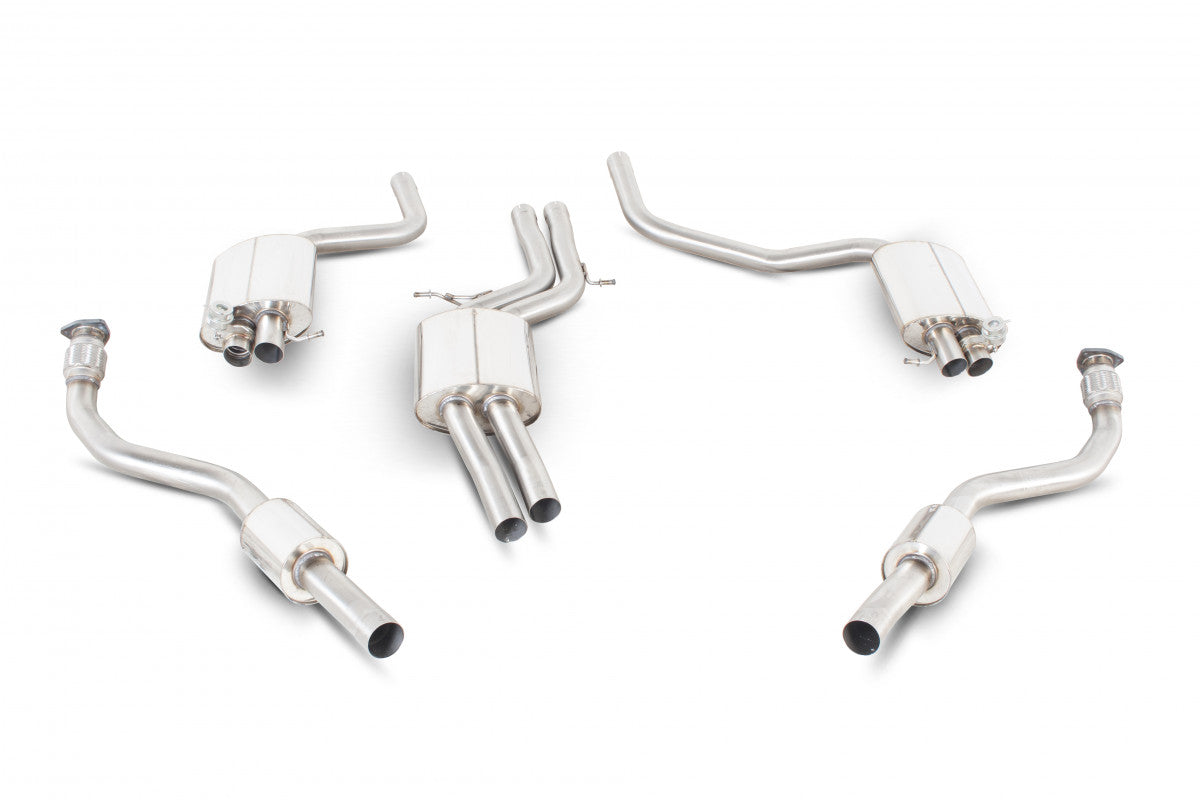Scorpion Exhausts - RESONATED Exhaust System Inc Valve - Audi RS4 B8 / RS5 8T