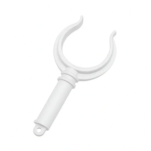 White Polyamide Oarlock 57mm Rowlock 17mm Shank Nuova Rade 197208 Marine Grade