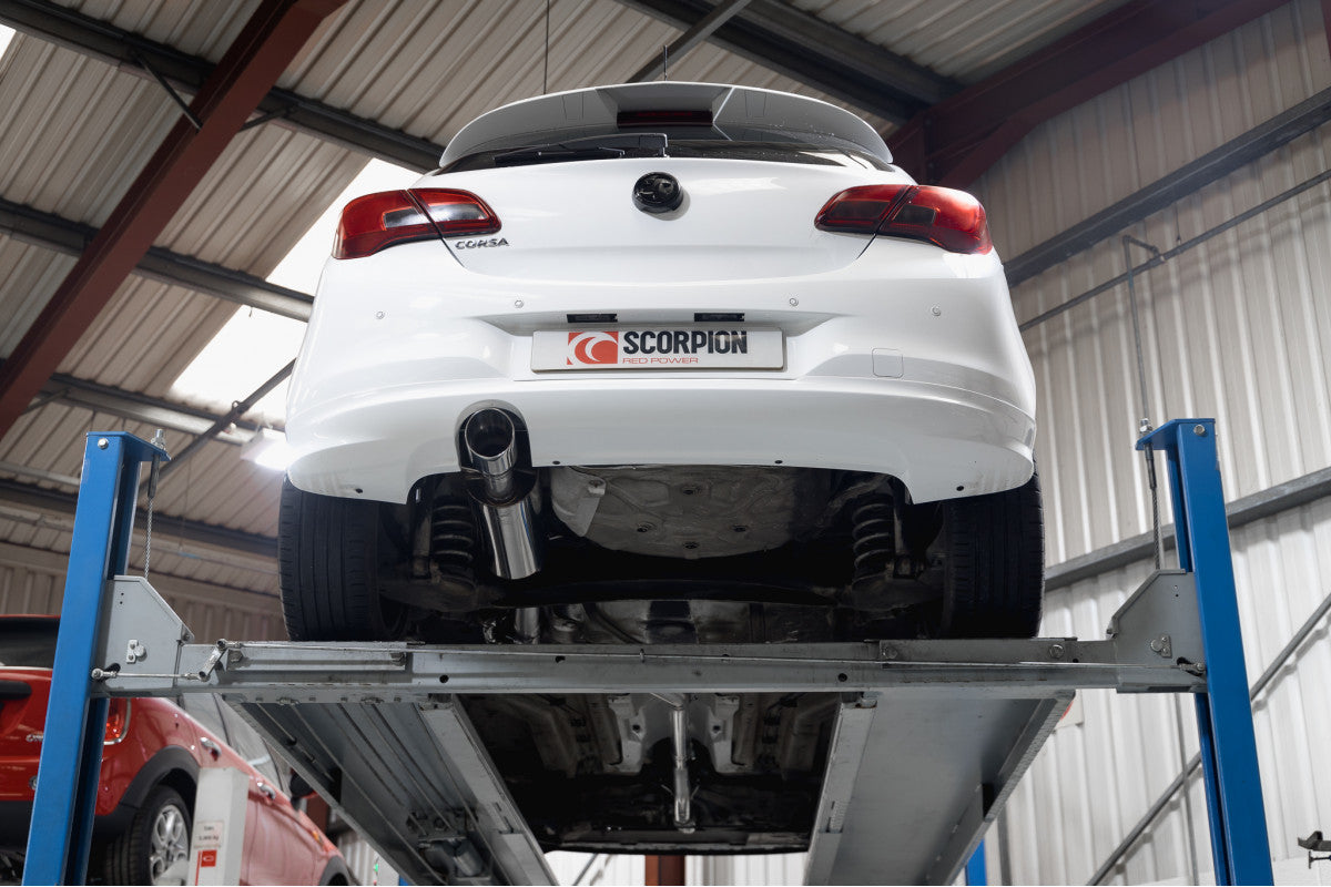 Scorpion Exhausts - Corsa E 1.4 None Turbo Cat Back Exhaust (Multiple Options)