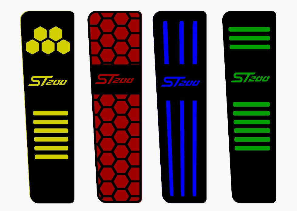 Car Enhancements UK - Dead Pedal (Multiple Designs & Colours) - Ford Fiesta MK7 / 7.5 All Models (2008-2017)