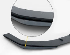 Maxton Design - STREET PRO FRONT SPLITTER + FLAPS MERCEDES-AMG CLA 45 AERO C117 FACELIFT