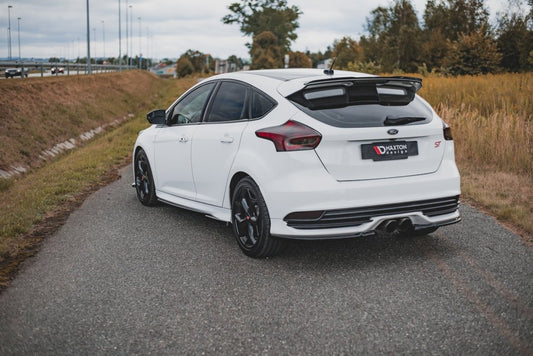 Maxton Design - REAR SIDE SPLITTERS V2 FORD FOCUS ST MK3 FACELIFT (2015-2018)