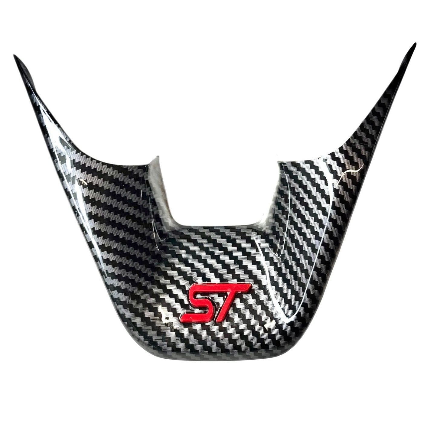 MK8 / MK8.5 Fiesta ST Look Steering Wheel Trim | Carbon Fibre Look | ST Logo