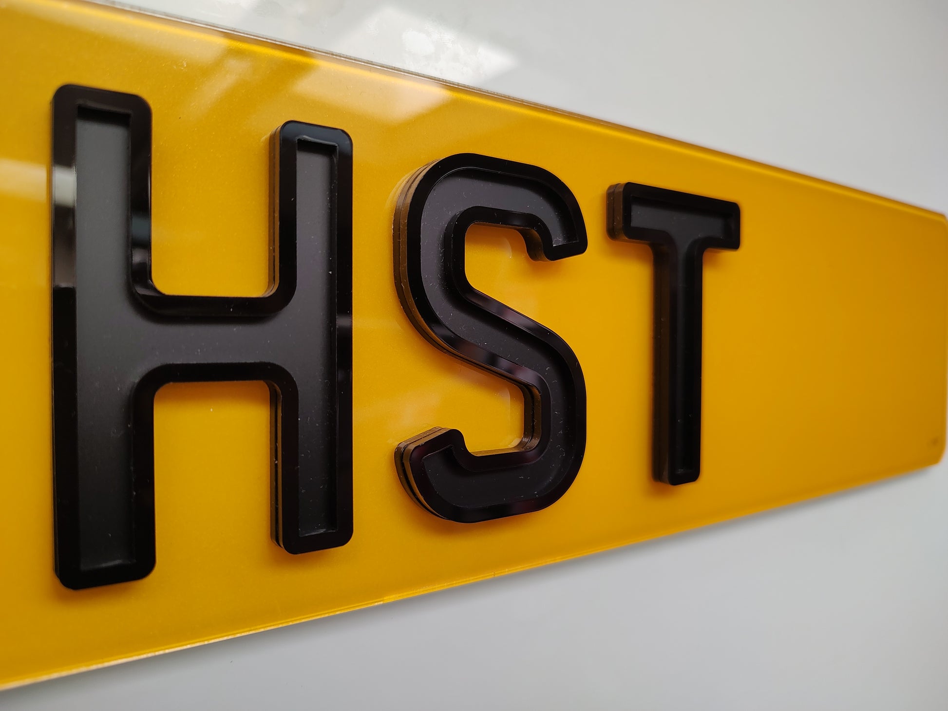 Matte inner gloss outline , Leigh, Bolton, Wigan number plate maker, number plate supplier, number plate bulk wholesale supplier