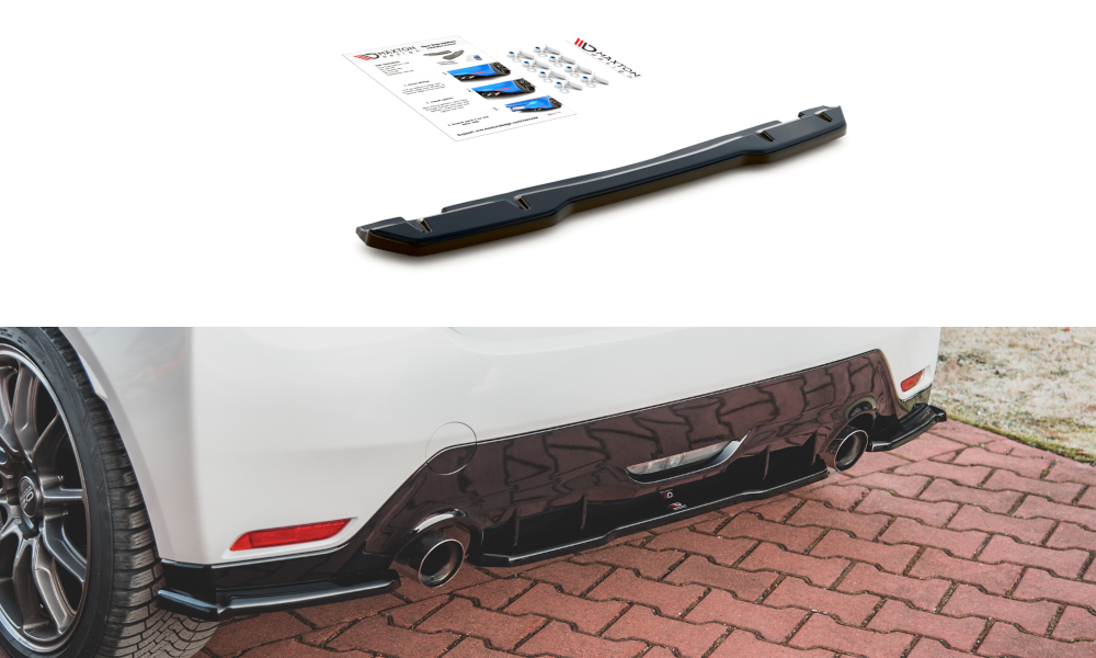 Maxton Design - CENTRAL REAR SPLITTER TOYOTA GR YARIS MK4