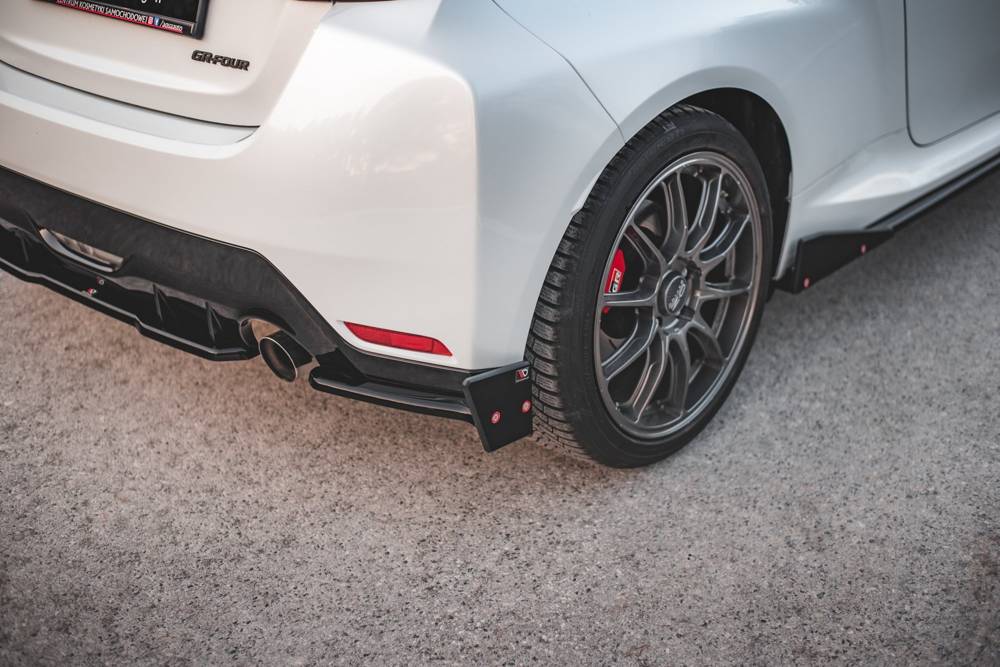 Maxton Design - REAR SIDE SPLITTERS V.2 + FLAPS TOYOTA GR YARIS MK4