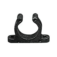 20mm Black Plastic Support Clip Screwed | Nuova Rade 45198 | Marine Pipe Hose