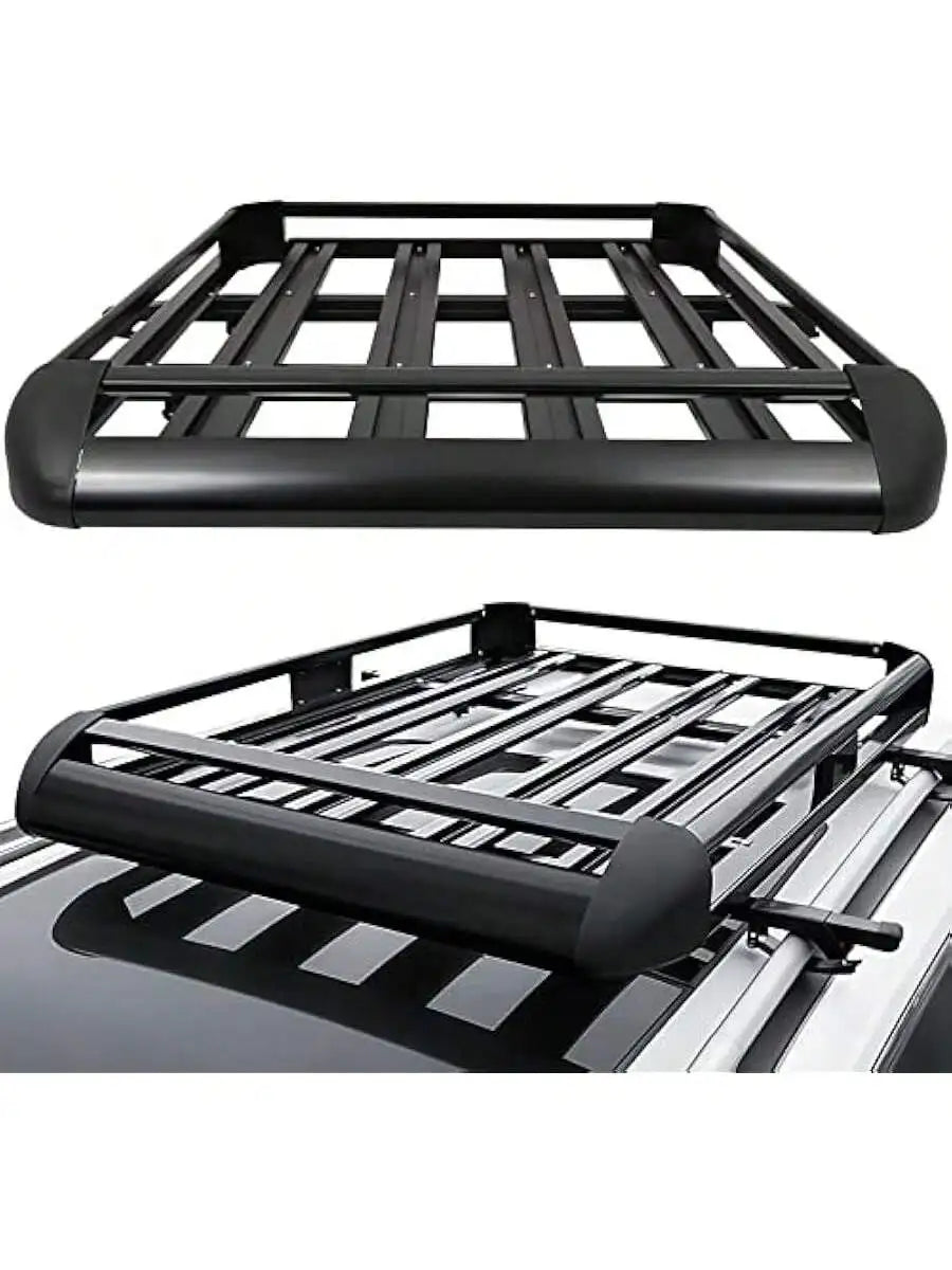 Aintier Roof Rack for 48" Crossbars Cargo Basket – Roof Cargo Rack Luggage Carrier Compatible