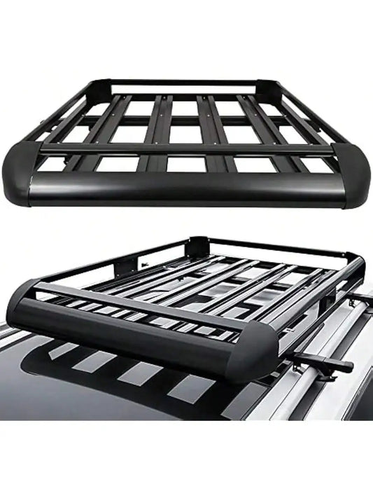 Aintier Roof Rack for 48" Crossbars Cargo Basket – Roof Cargo Rack Luggage Carrier Compatible
