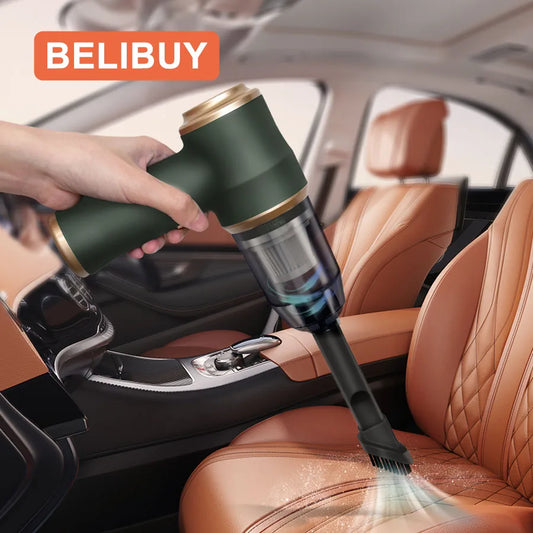 BELIBUY Portable Wireless Cleaner Air Gun Car Wash Supplies Powerful Vacuum Cleaner