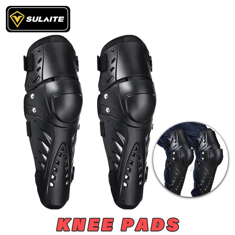 SULAITE Motorcycle Knee Pads Protective Gear Motocross Equipment Moto Knee Motorbike Keep Wram Knee Protector Mtb Men Knee Pads
