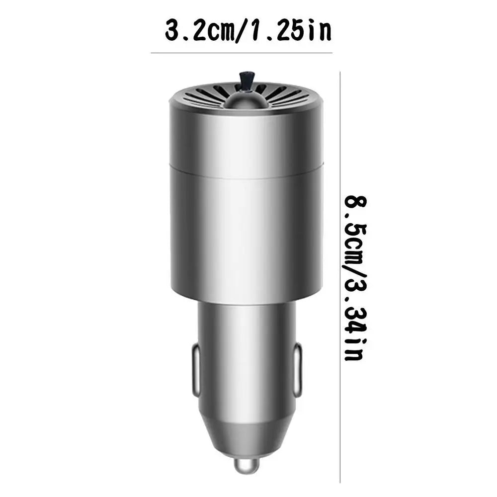 Mini Car Air Purifier – 12V Negative Ion Deodorization & Portable Travel Essential