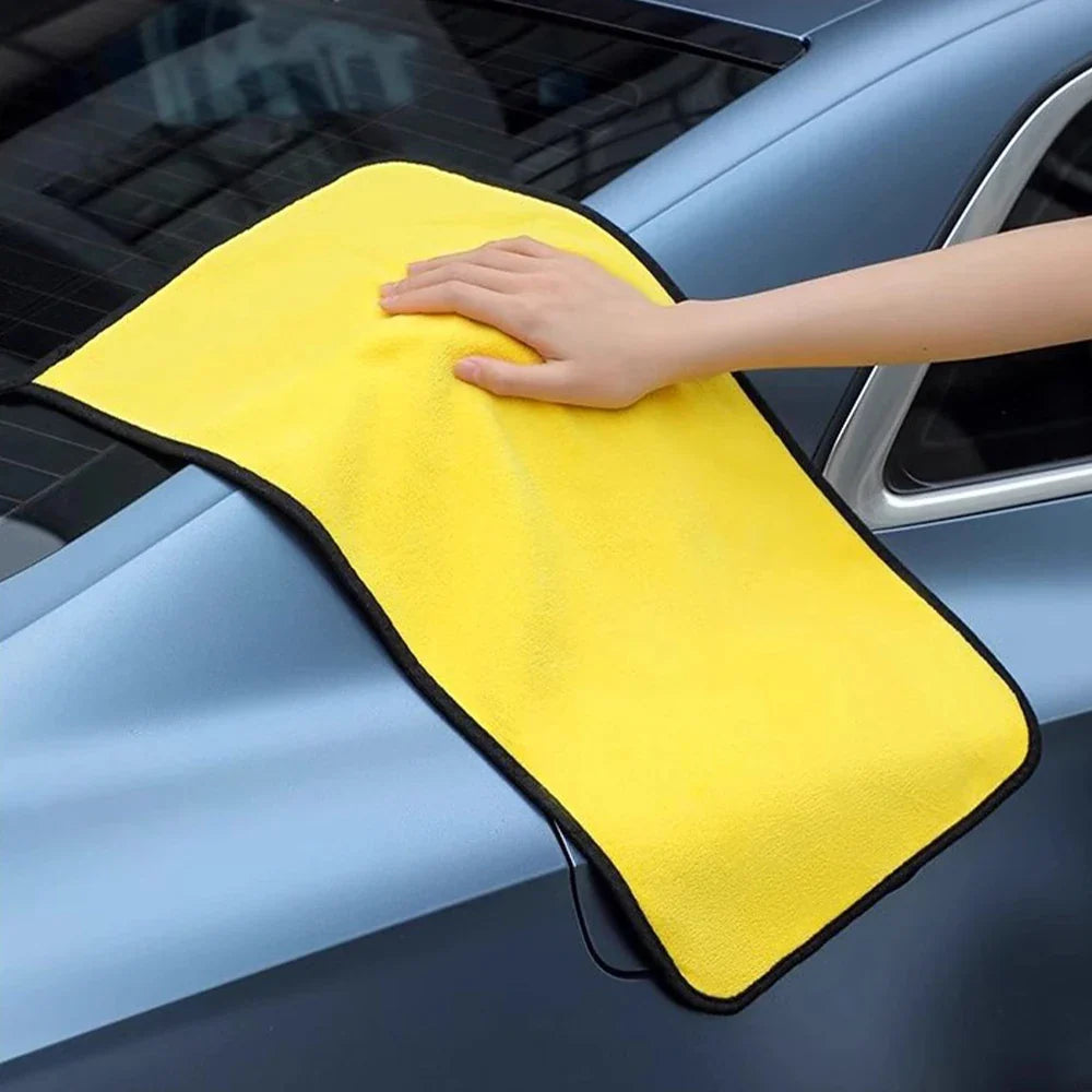 1/2/5 pcs ultra-fine fiber cleaning towels car cleaning cloth professional details car drying and washing towel accessories
