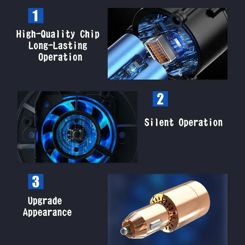 Mini Car Air Purifier – 12V Negative Ion Deodorization & Portable Travel Essential