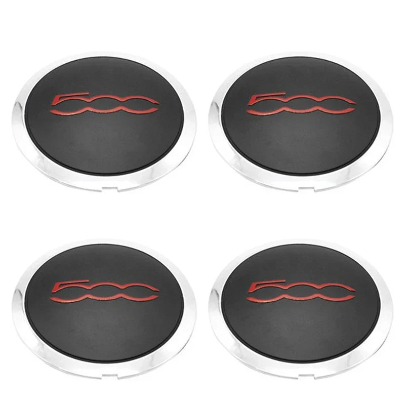 4/2/1Pc Car Wheel Center Hub Cap Wheel For Fiat 500 S Sport GT Alloy Wheel Cover Centre Cap Trim 51939747 Car Accessories