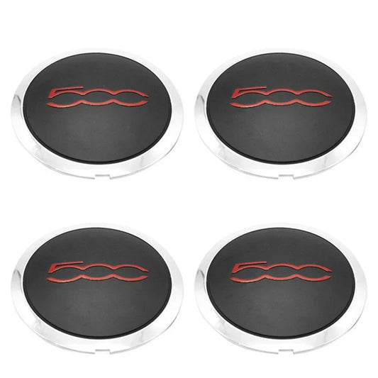 4/2/1Pc Car Wheel Center Hub Cap Wheel For Fiat 500 S Sport GT Alloy Wheel Cover Centre Cap Trim 51939747 Car Accessories