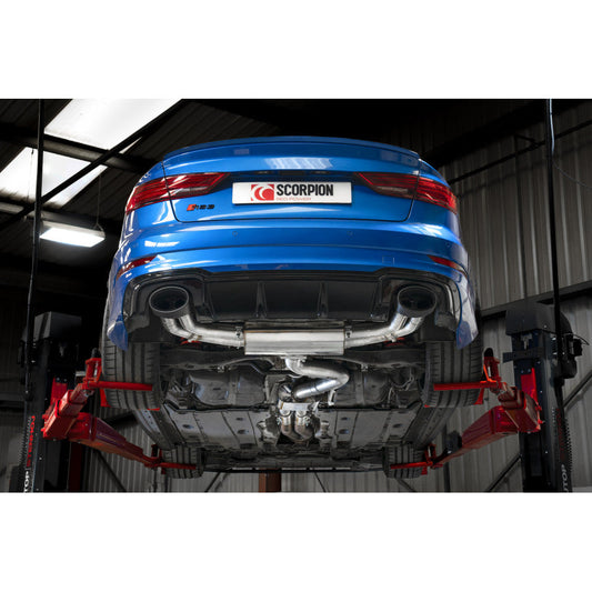 SCORPION EXHAUSTS - GPF BACK / CAT BACK EXHAUST - AUDI RS3 8V SEDAN / SALOON 2017-2020