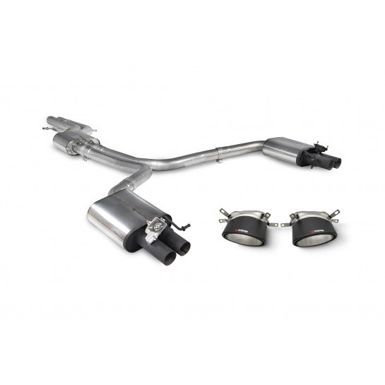Scorpion Exhausts - Audi RS6 Avant C7 Cat Back Exhaust (with or without carbon tailpipe)