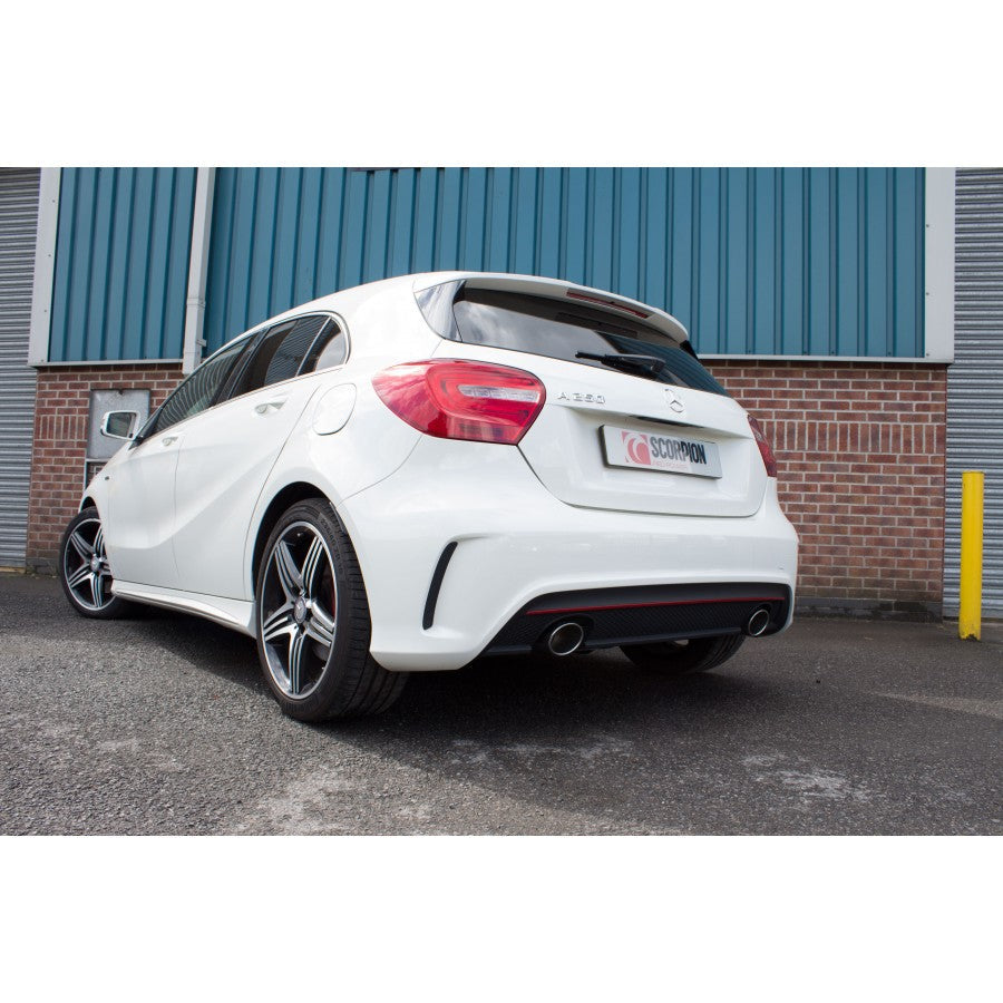 Scorpion Exhausts - Mercedes-Benz A-Class A180/A200 (W176) Sport & A250 AMG (2 wheel drive) Non-resonated cat-back Exhaust