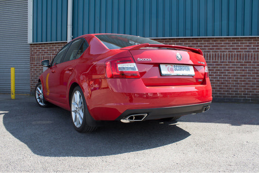 Scorpion Exhausts - Skoda Octavia MK3 vRS 2.0 TFSi cat-back Exhaust (Multiple Options)