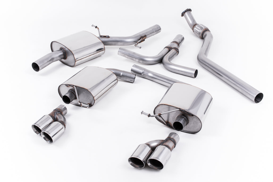 Milltek Sport - Cat Back Exhaust (Multiple Options) Audi A5 B8 (8T) Sportback 2.0 TFSI