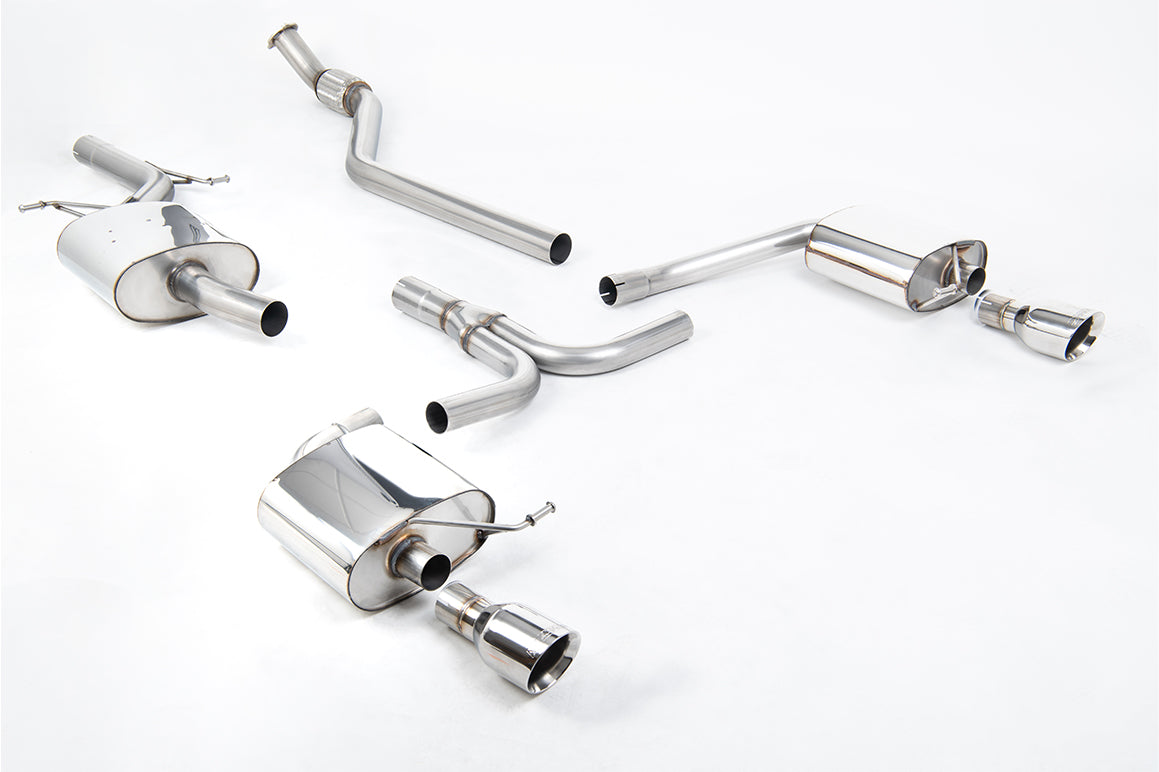 Milltek Sport - Cat Back Exhaust (Multiple Options) Audi A4 B8 2.0TFSI