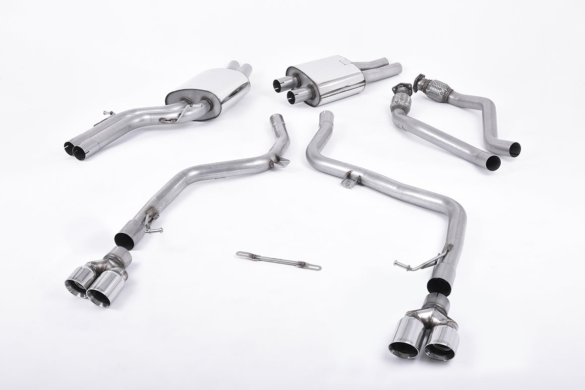 Milltek Sport - Cat Back Exhaust (Multiple Options) Audi S4 B8 3.0 V6