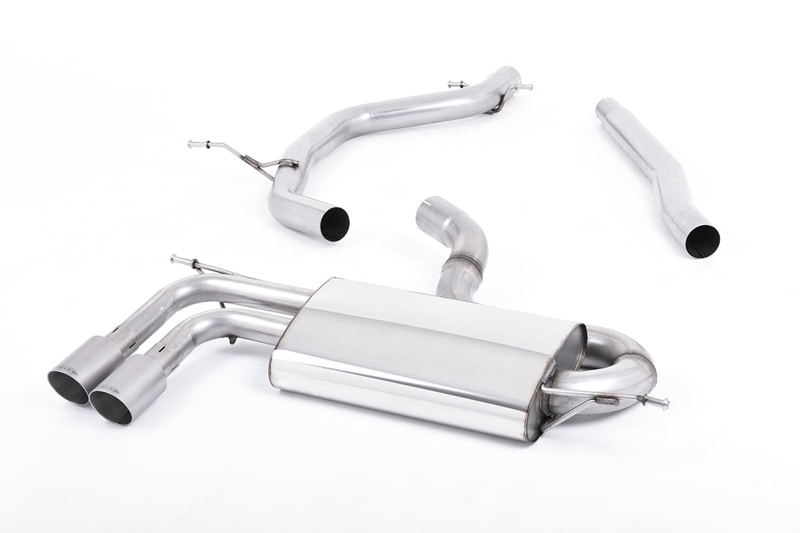 MILLTEK SPORT - DPF BACK EXHAUST - AUDI A3 8P 2.0 TDI 3 DOOR (MULTIPLE OPTIONS)