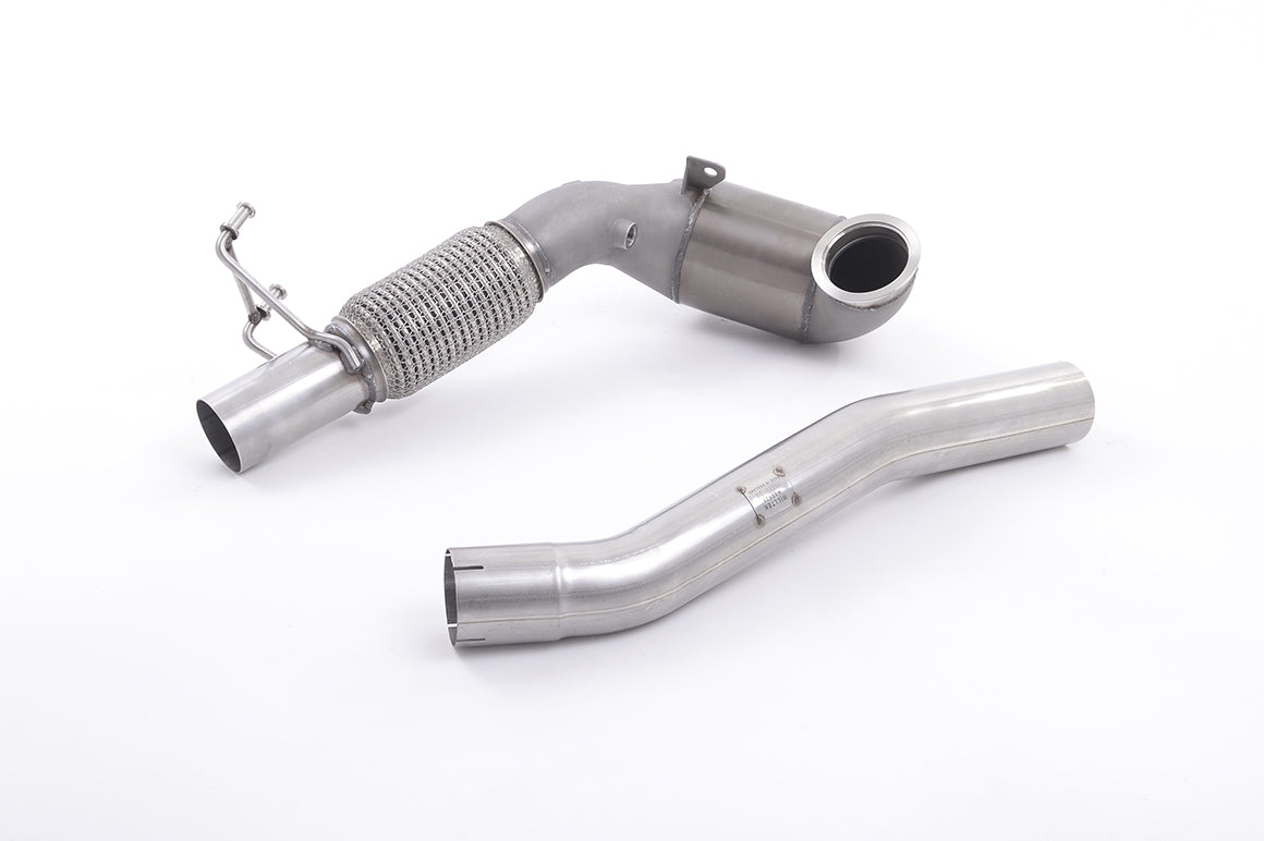 Milltek Sport - Seat Leon ST MK3 Cupra 280 & 290 2.0 TSI (280 & 290PS - Non-OPF/GPF Models) Downpipe with Sport Cat or Decat