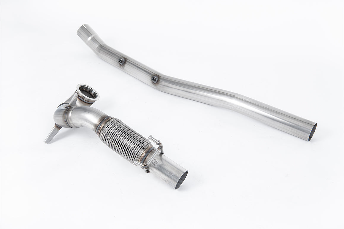 Milltek Sport - Downpipe (With Sports cat or Decat & GPF Delete) - VW/Audi/Seat/Cupra MQB Models With GPF