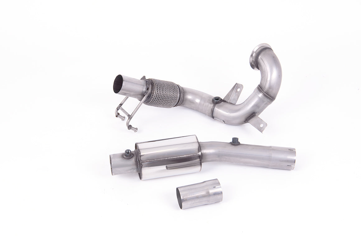 Milltek Sport - Downpipe with Decat Or Sports Cat (Res or None Res) - VW Polo MK6 (AW) GTi (With GPF)