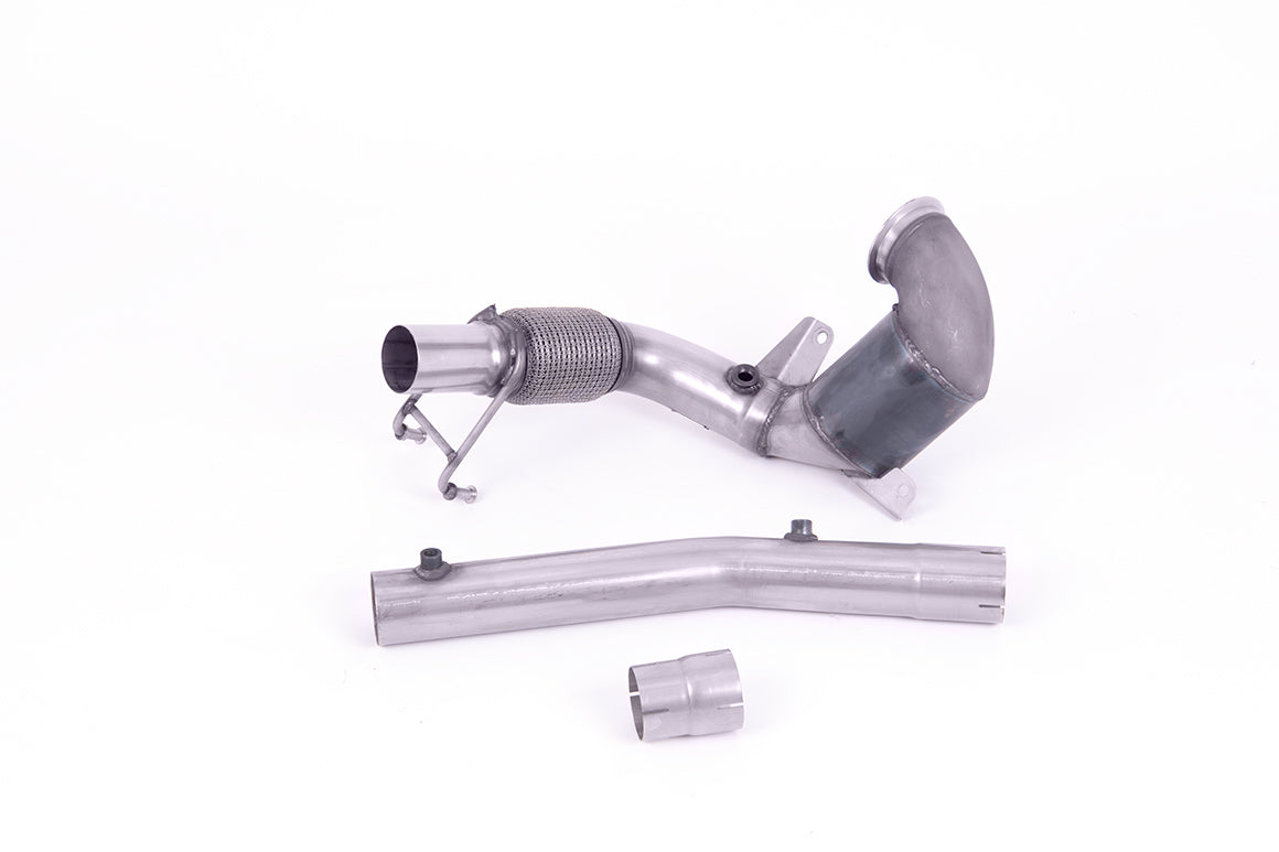 Milltek Sport - Downpipe with Decat Or Sports Cat (Res or None Res) - VW Polo MK6 (AW) GTi (With GPF)